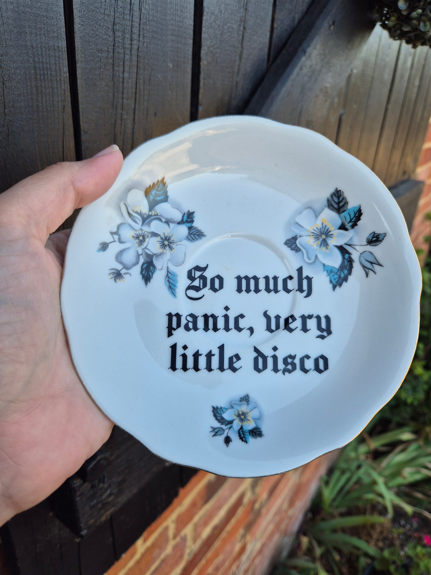 So much panic very little disco saucer