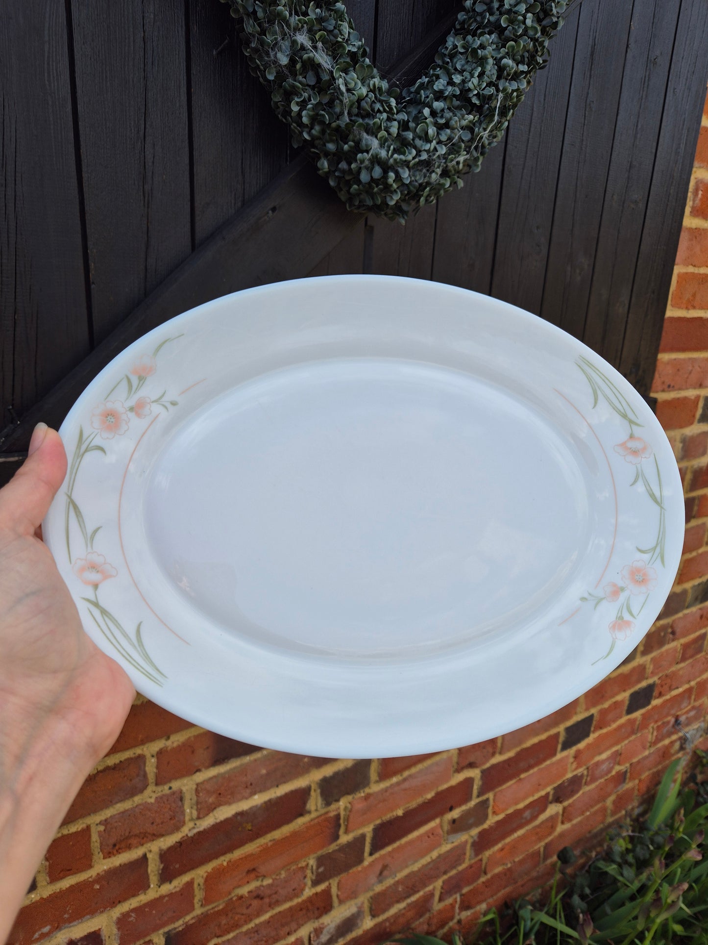 Floral platter