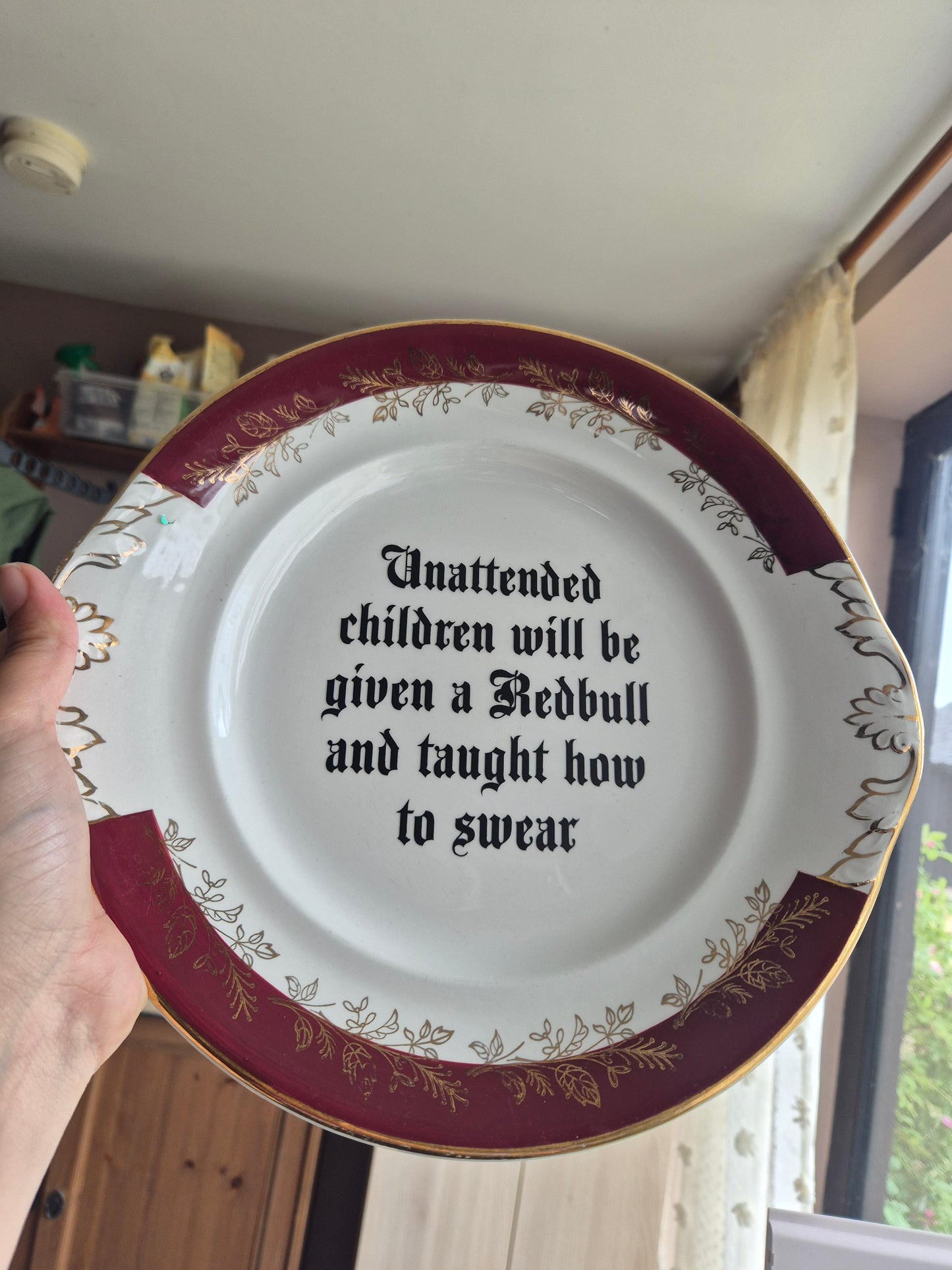 Unattended children will be given a Redbull plate