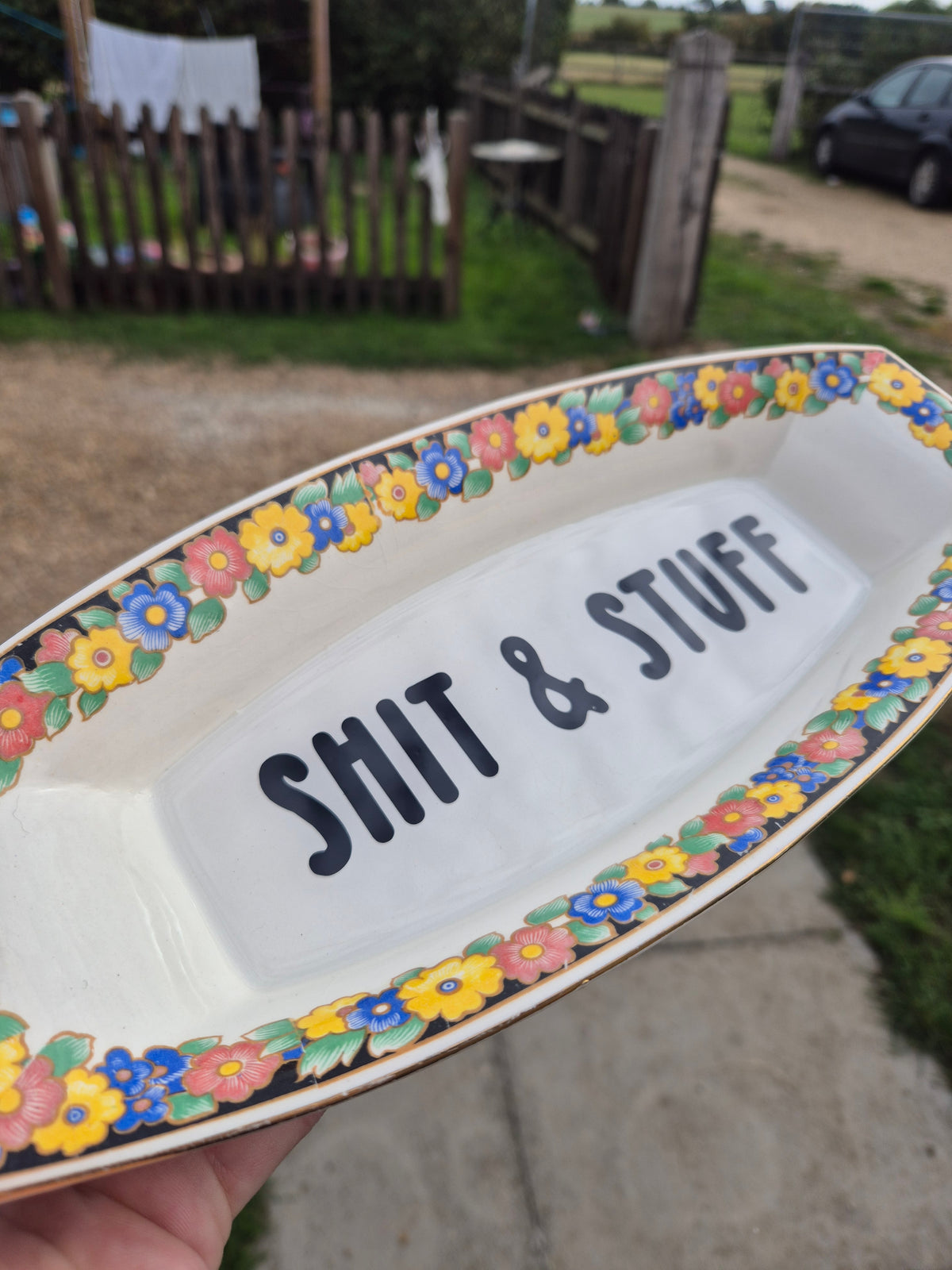 Shit and stuff trinket dish