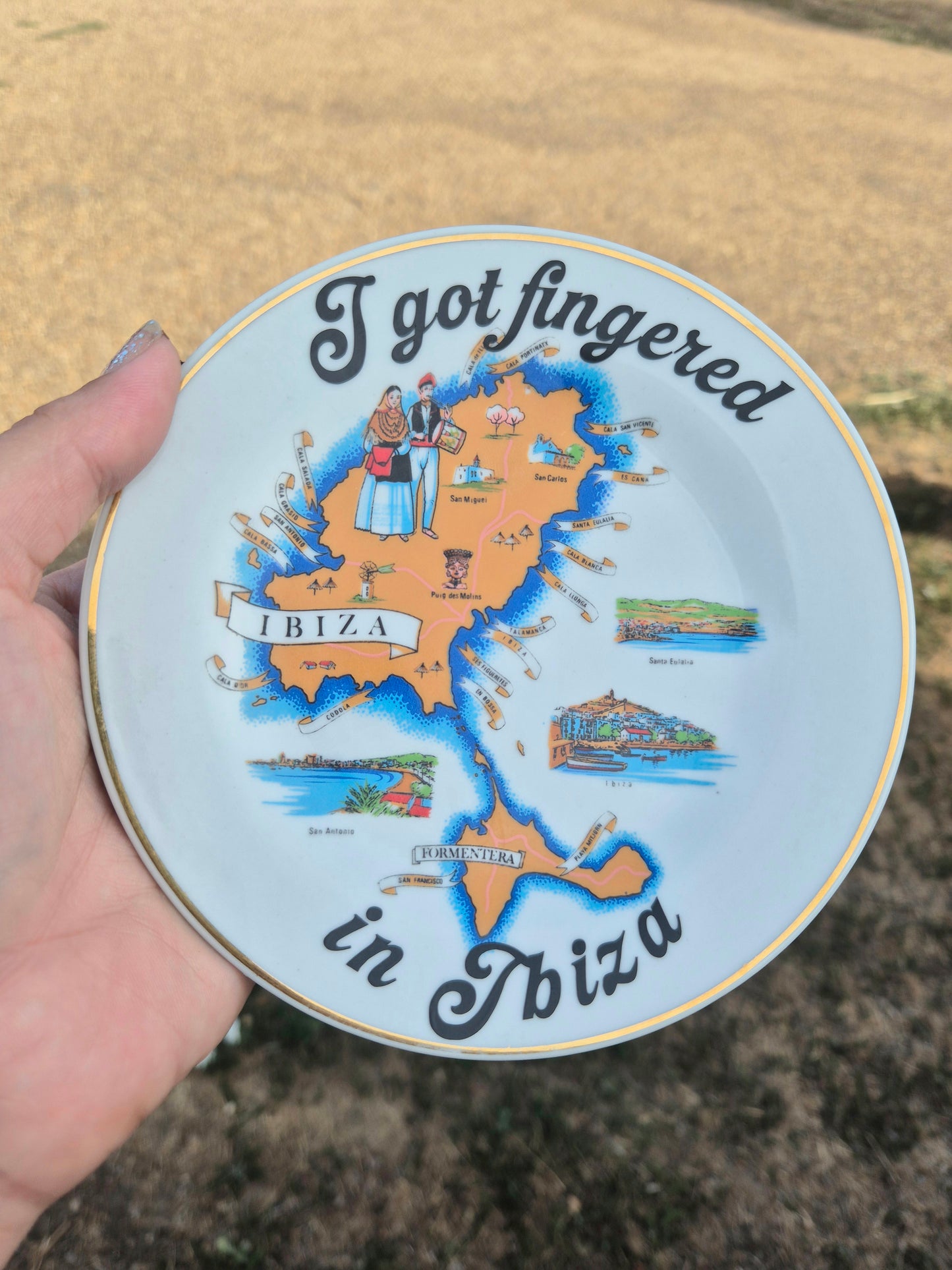 I got fingered in Ibiza small plate