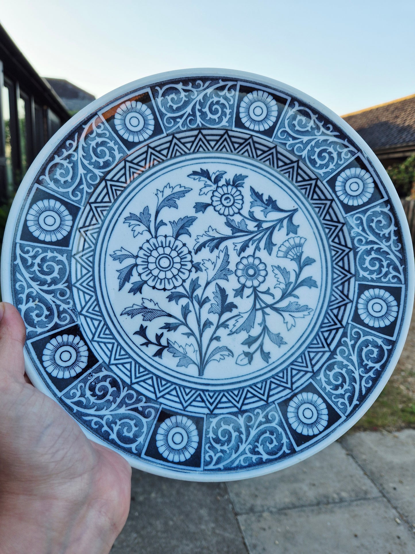 Pretty patterned plate
