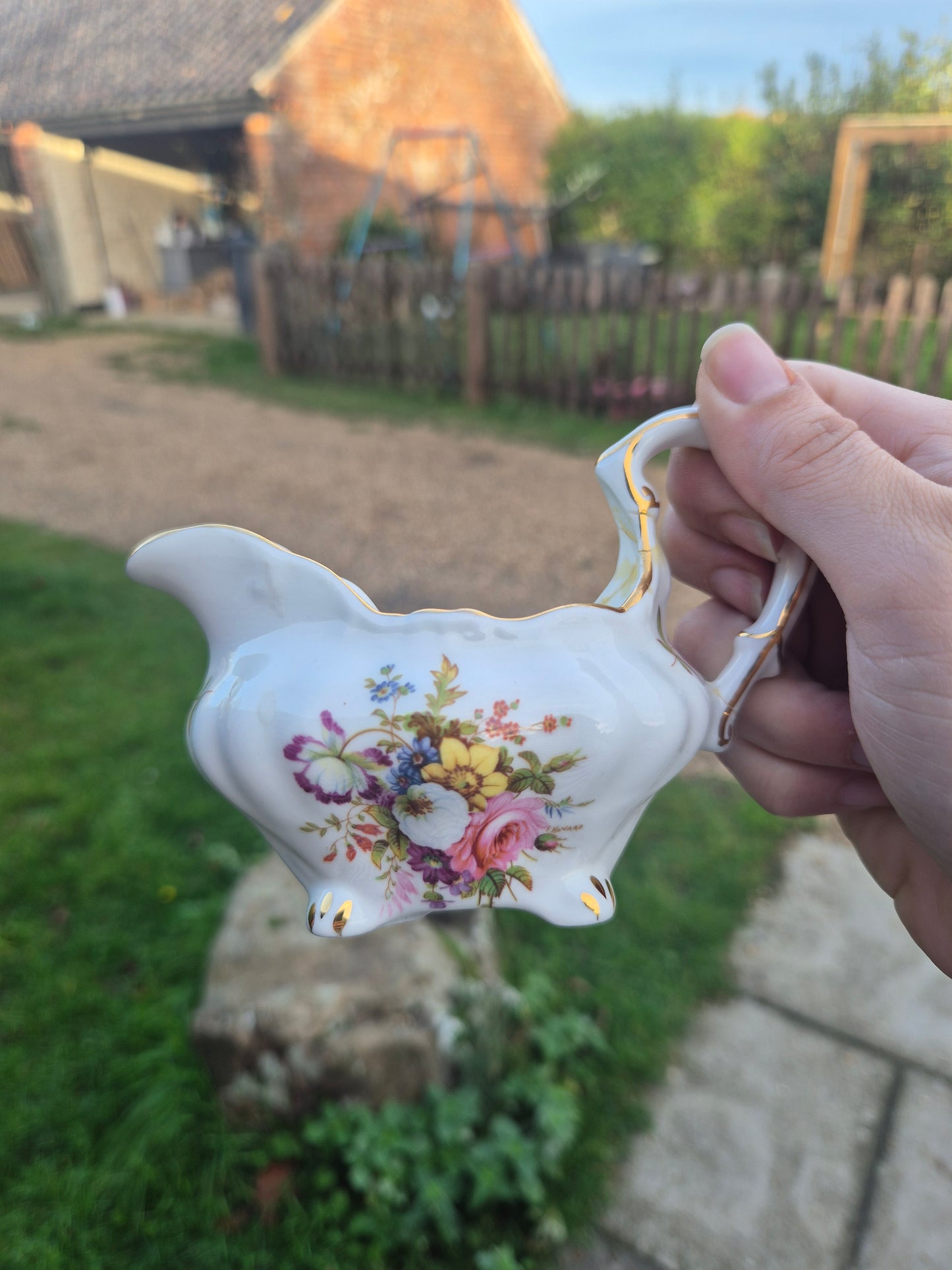 Small floral jug