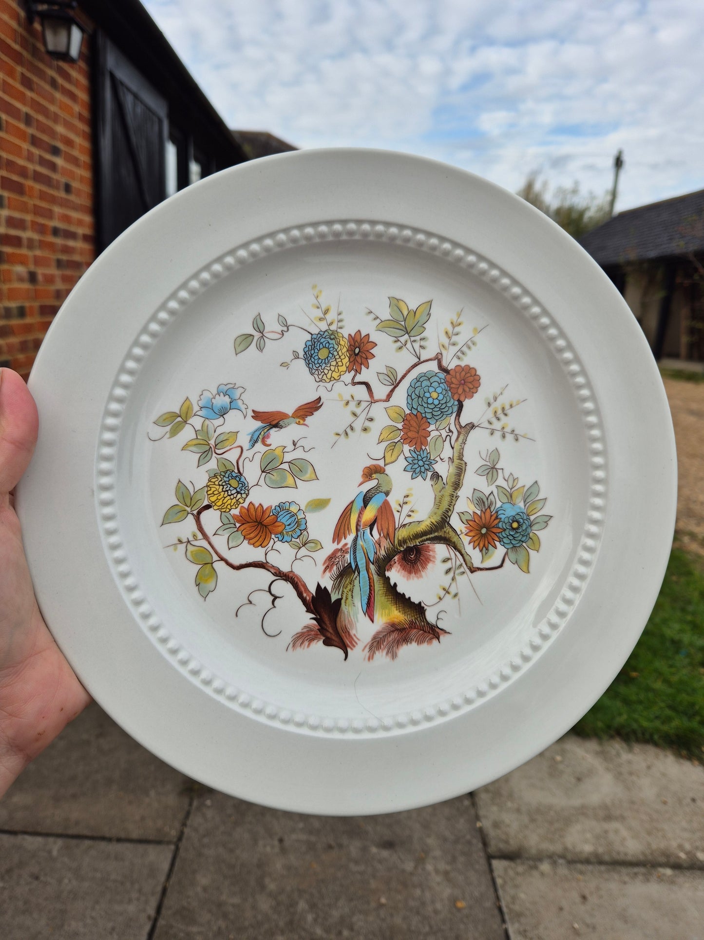 Oriental style plate