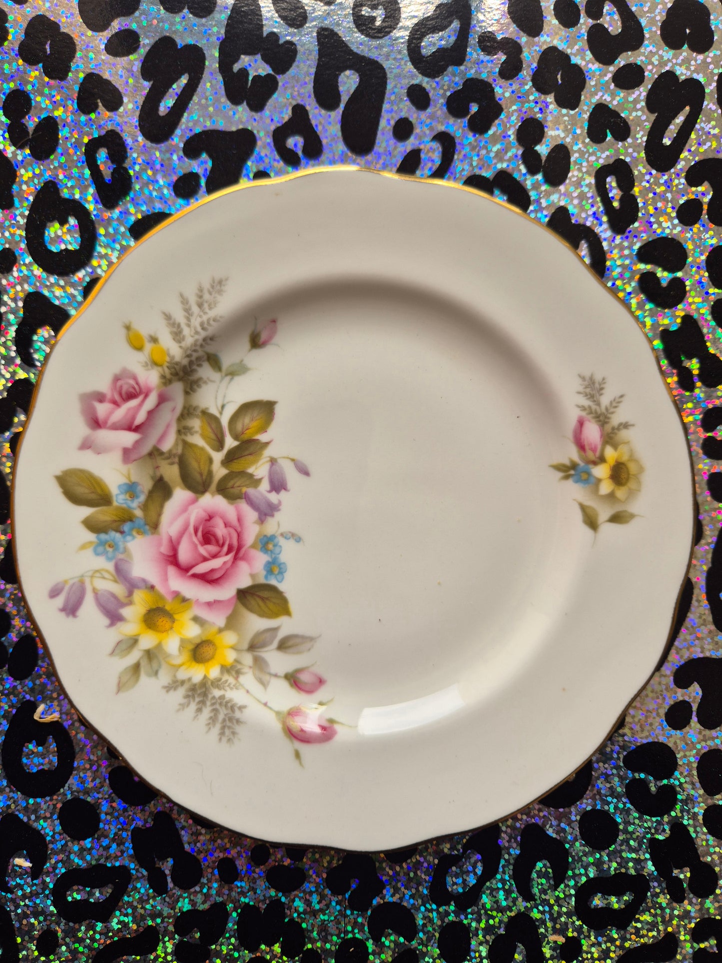 Pretty florals side plate