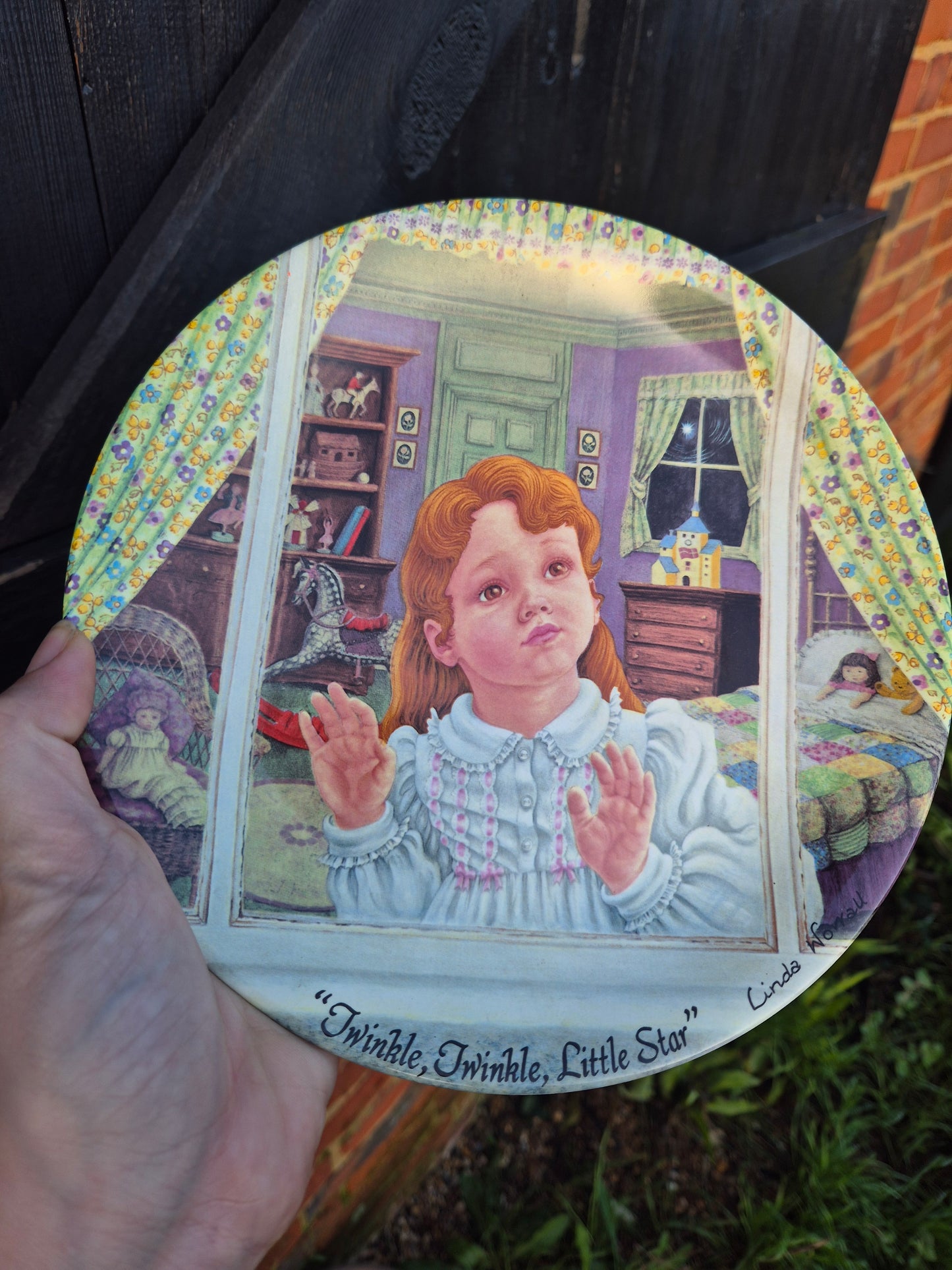 'Twinkle twinkle little star' plate