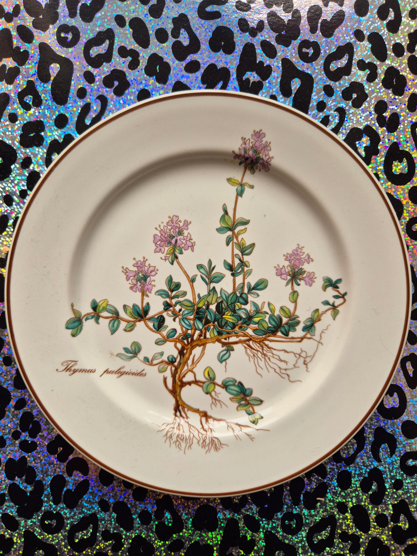 Floral plate
