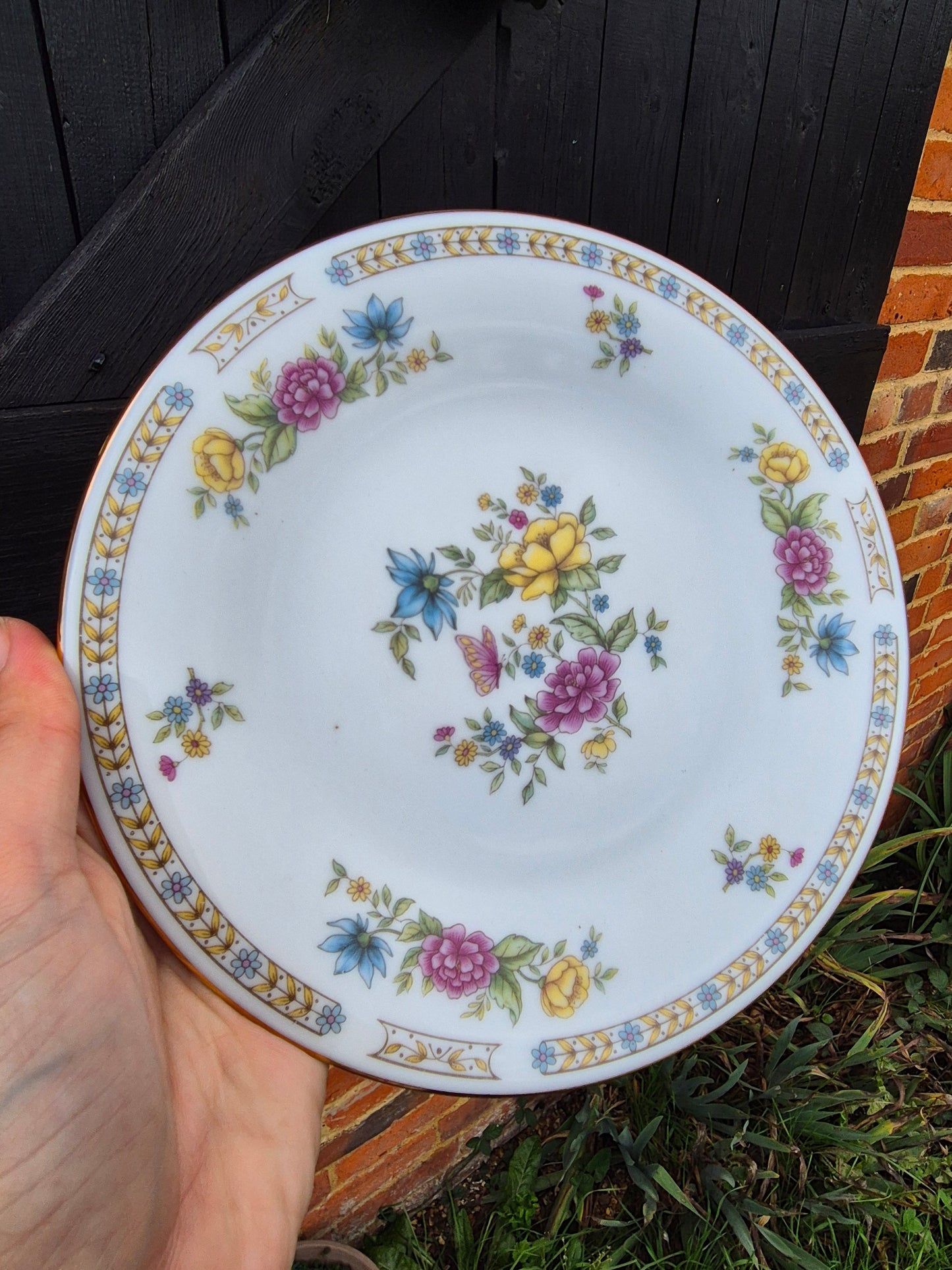 Pretty floral small plate