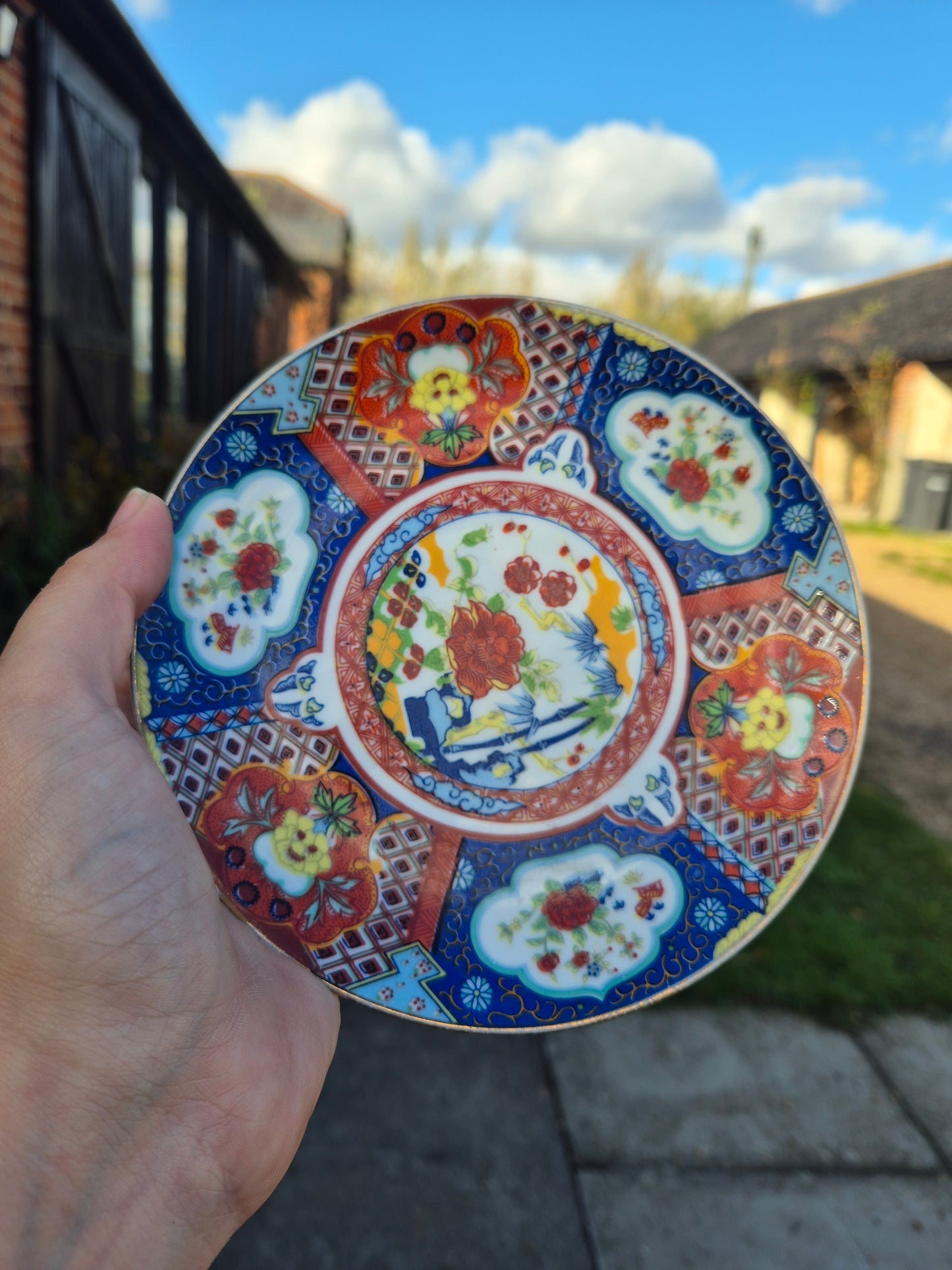 Colourful side plate