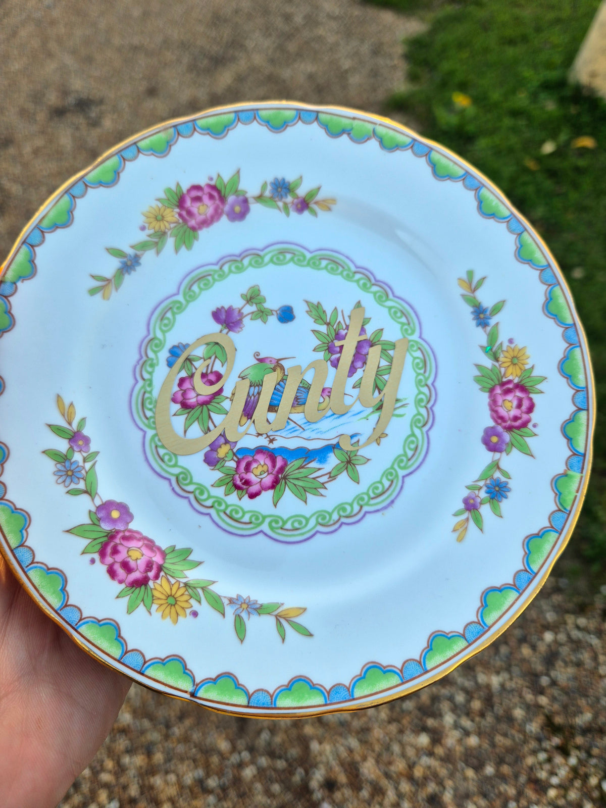 Cunty side plate