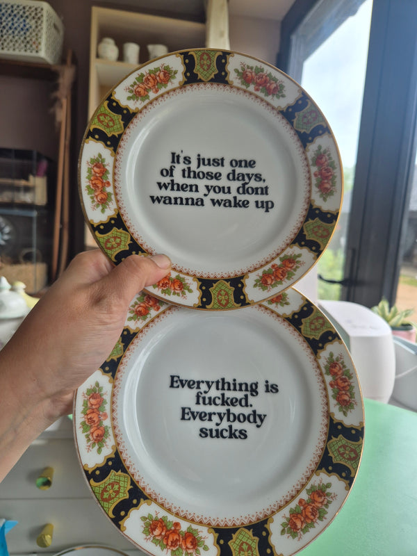 Break stuff lyrics side plates pair