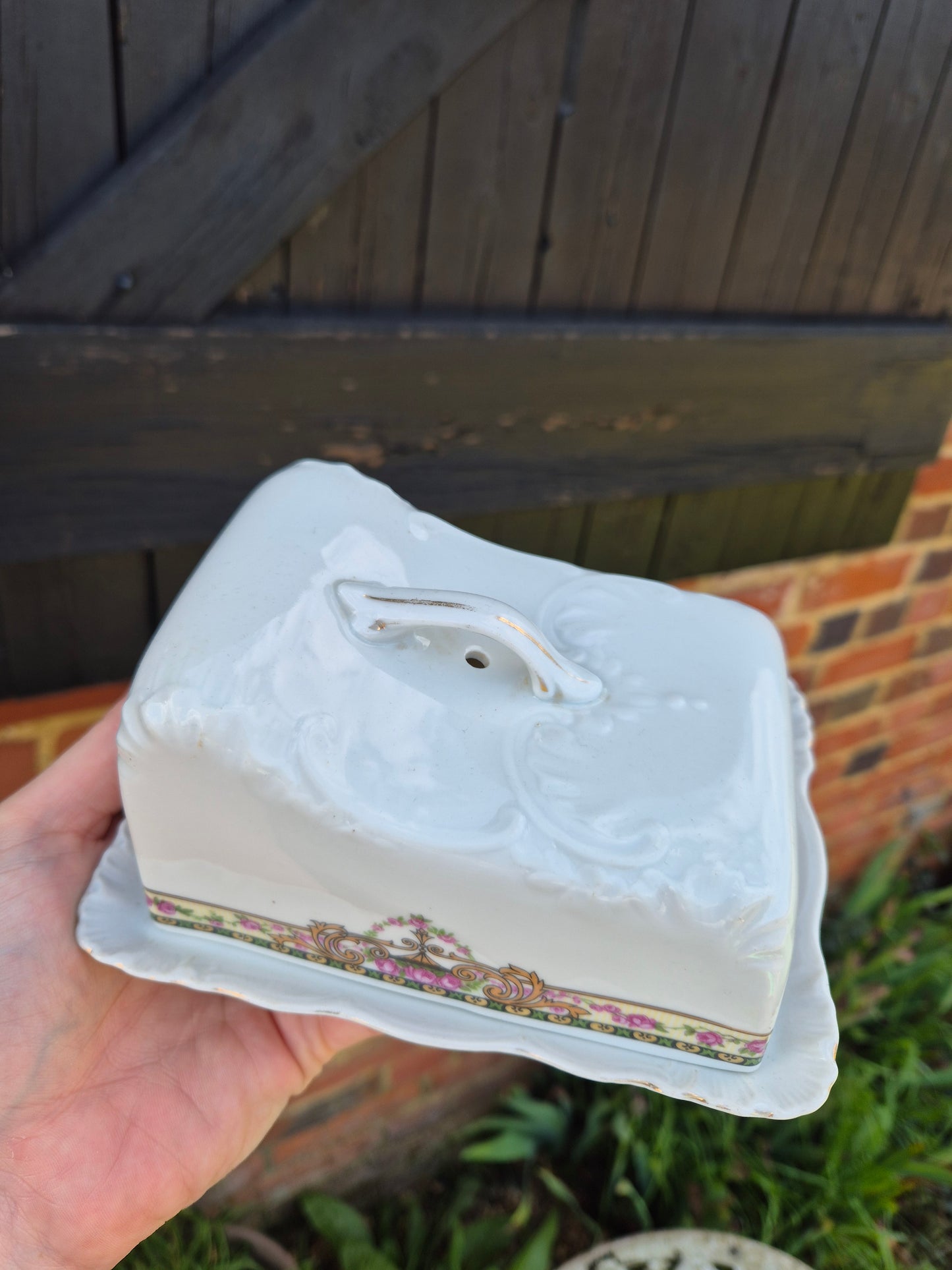 Vintage butter dish