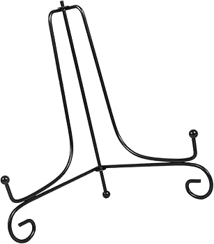 * Black plate stand