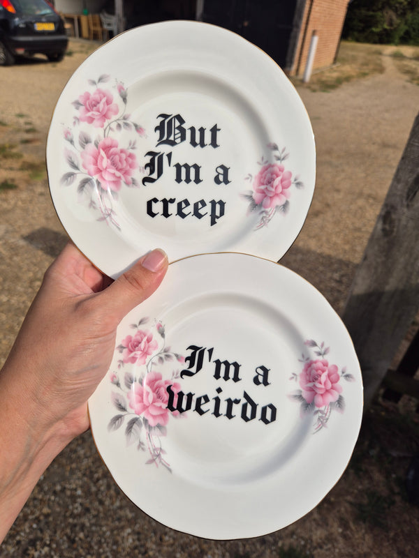 Creep lyrics side plate pair