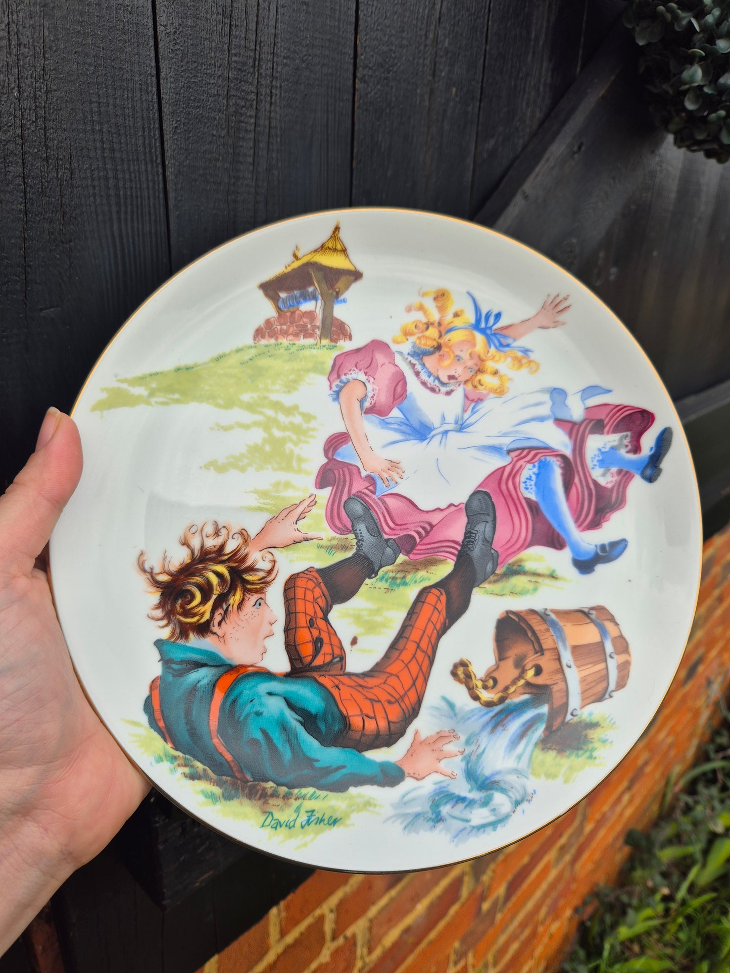 Jack and Jill plate