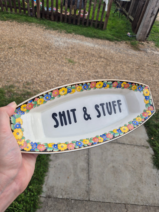 Shit and stuff trinket dish