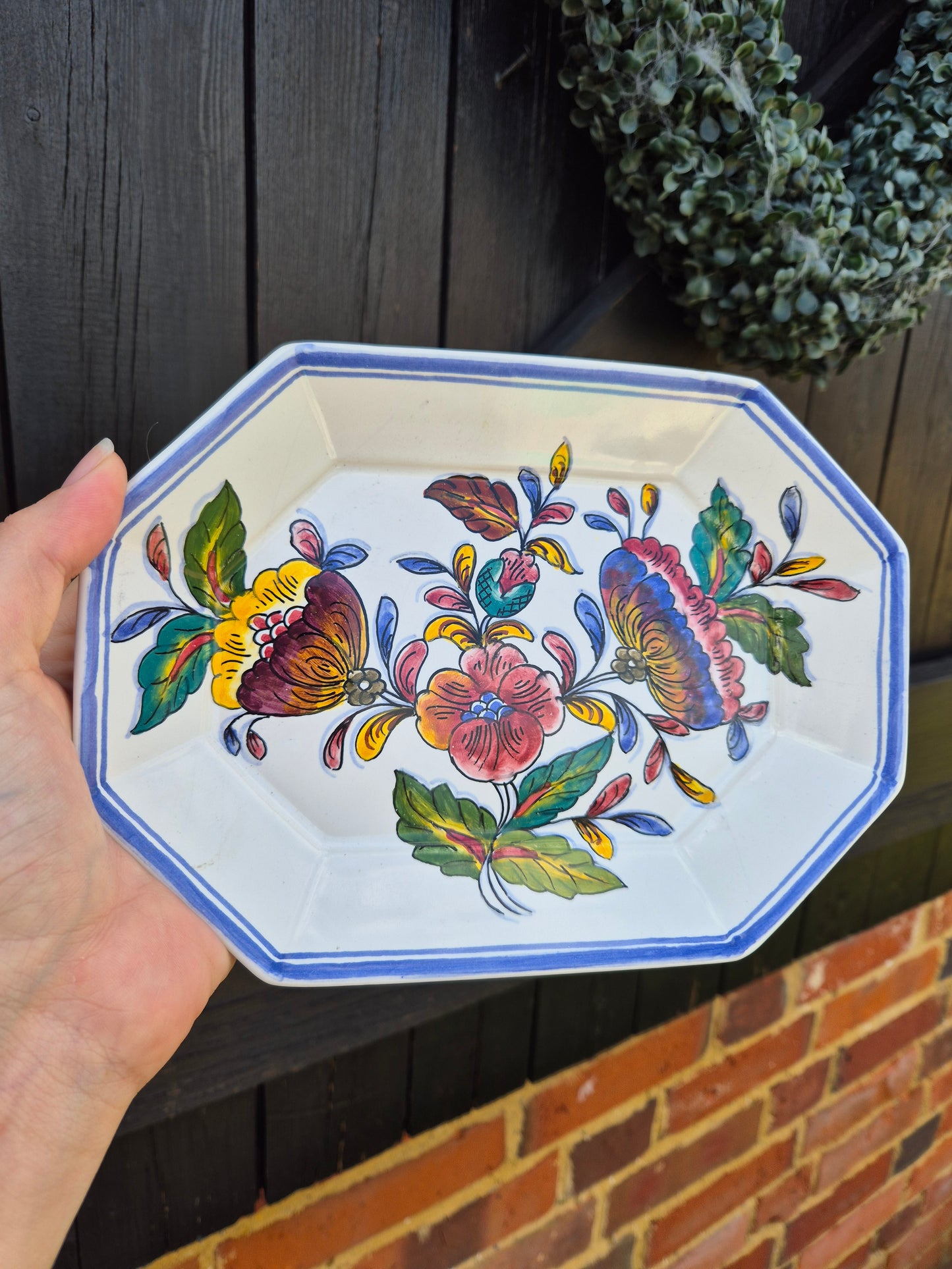 Floral trinket dish