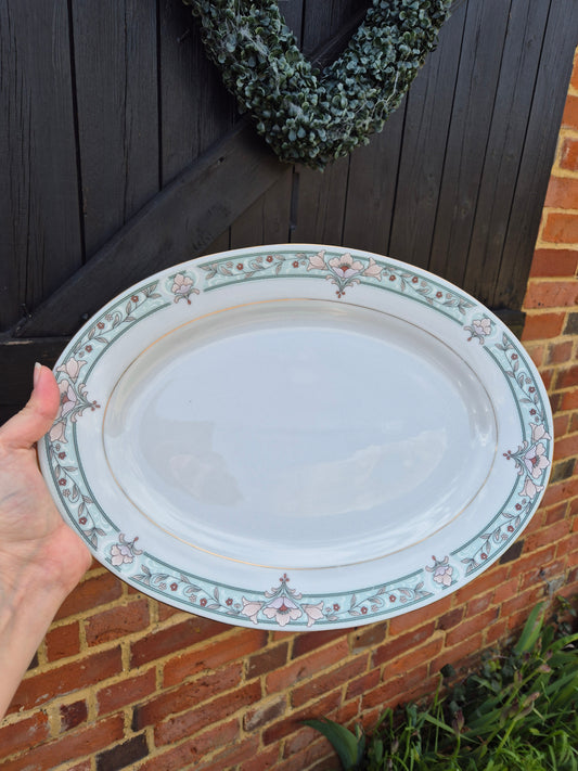 Large floral platter
