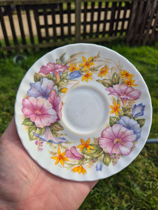 Floral saucer