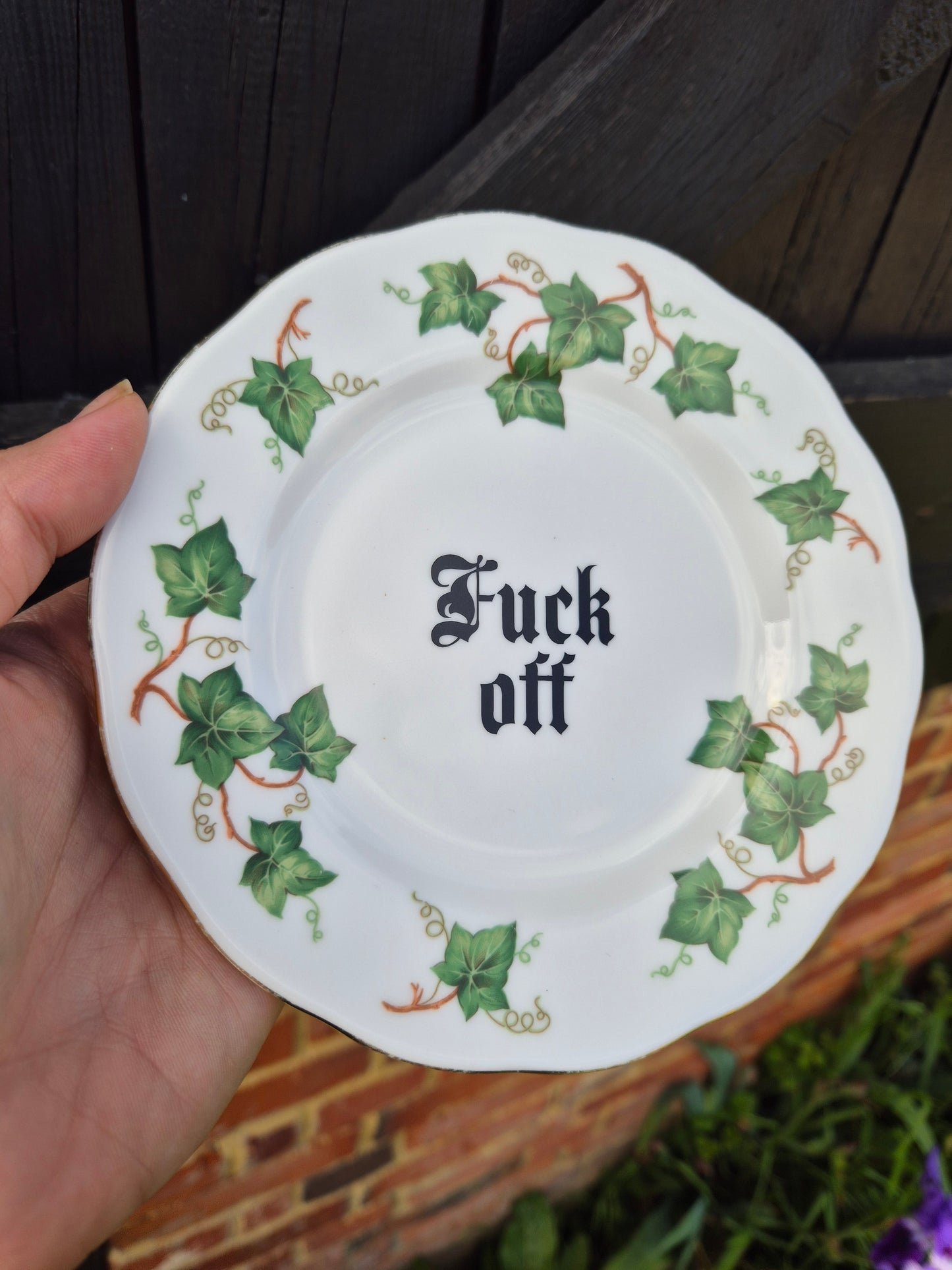 Fuck off side plate