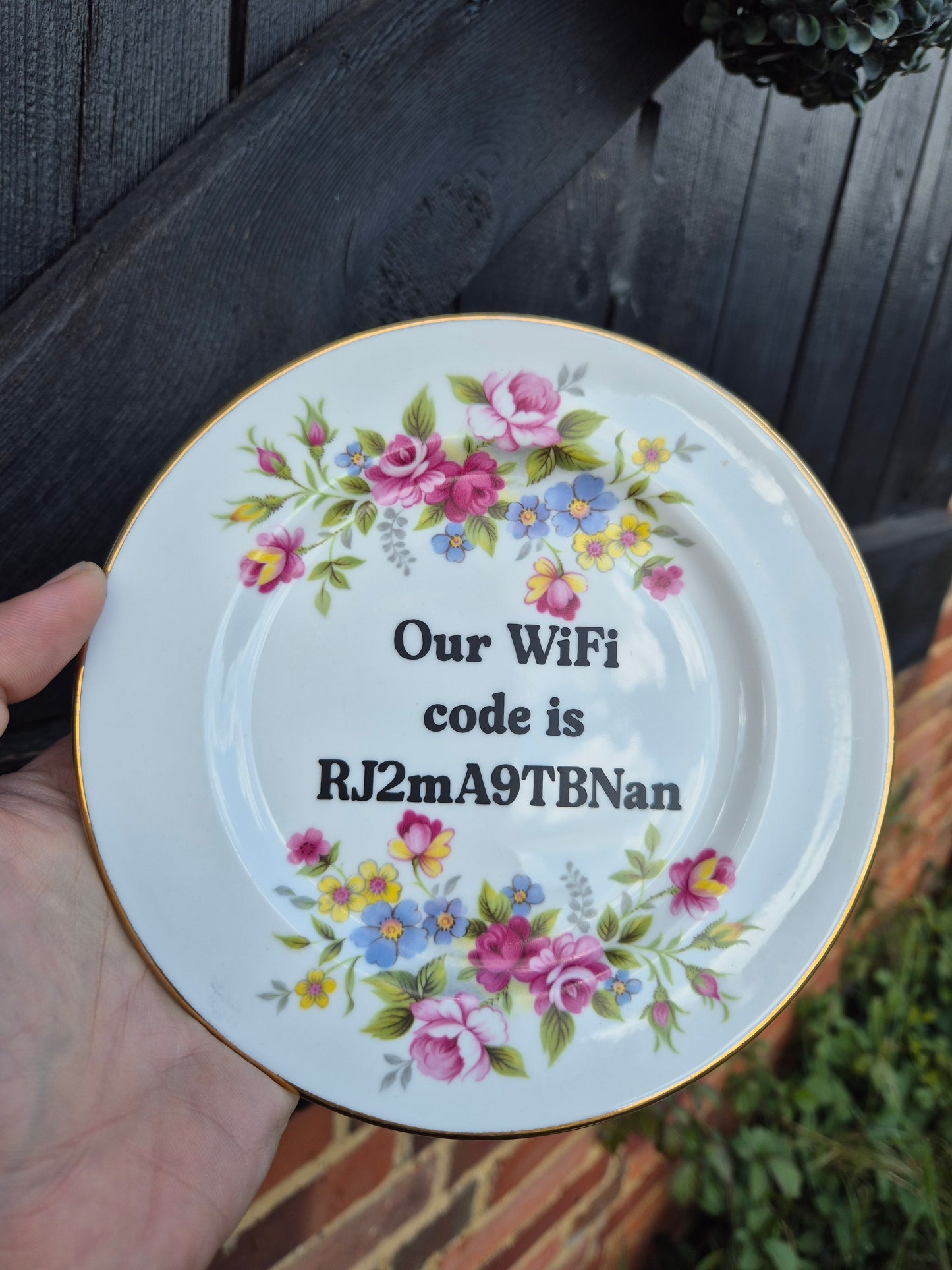 Customised WiFi code side plates