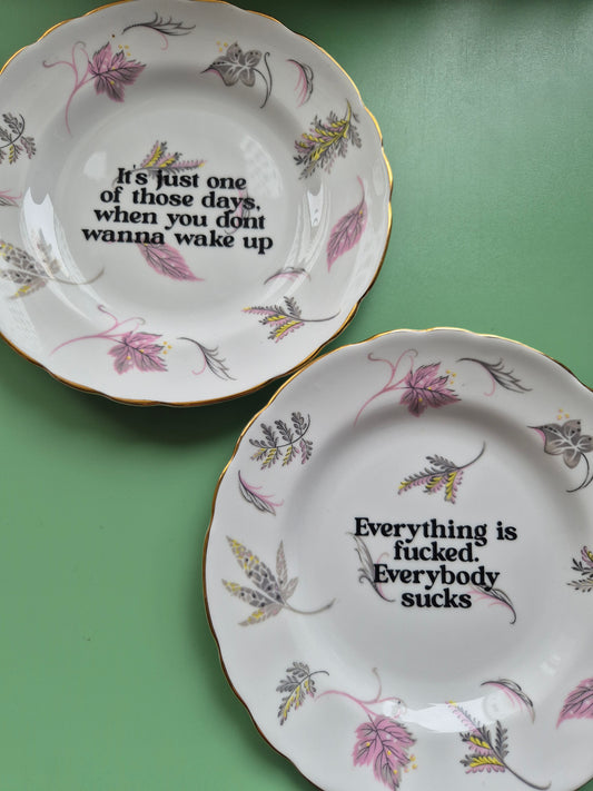 Break stuff lyrics side plates pair