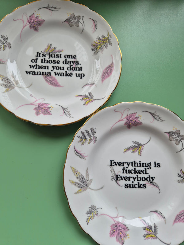 Break stuff lyrics side plates pair