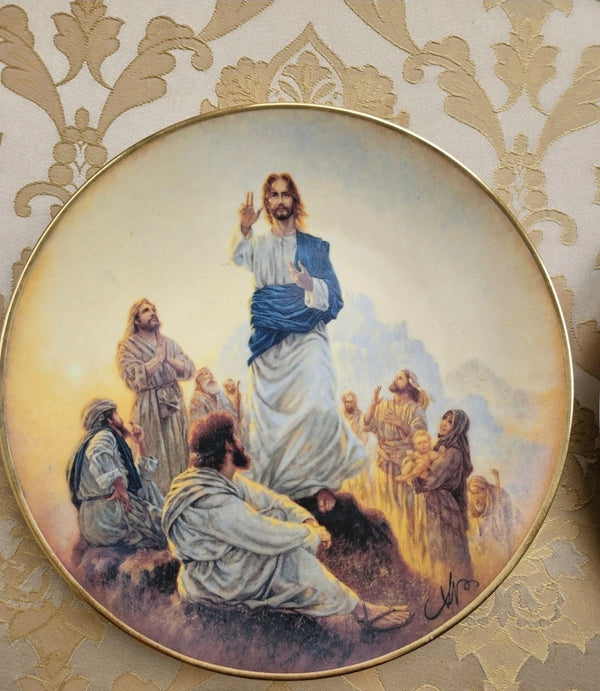 Jesus and his boys plate