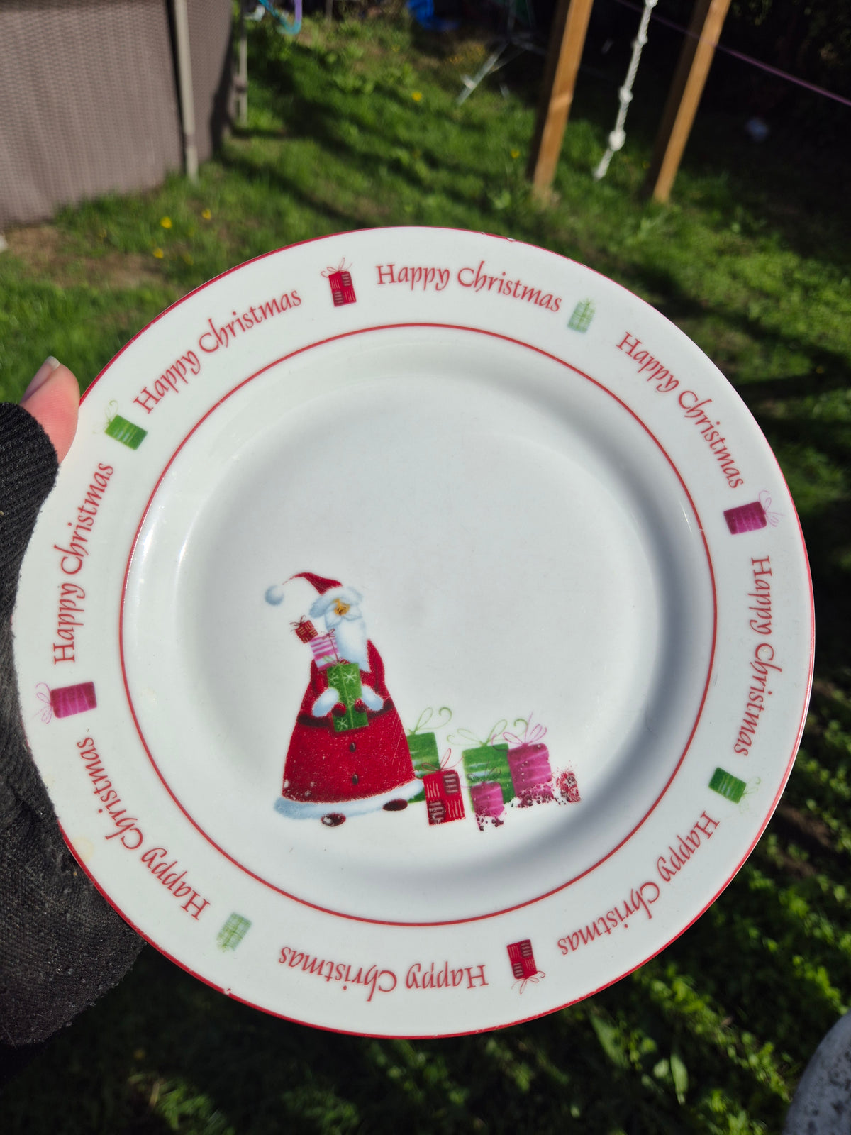 Custom Christmas plate