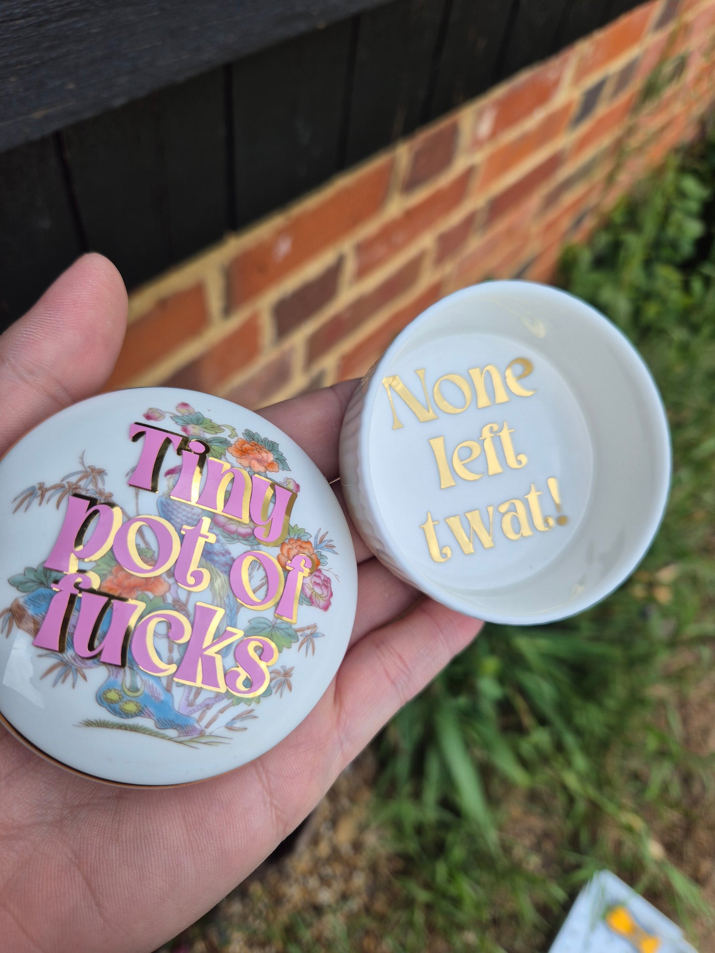 Tiny pot of fucks trinket