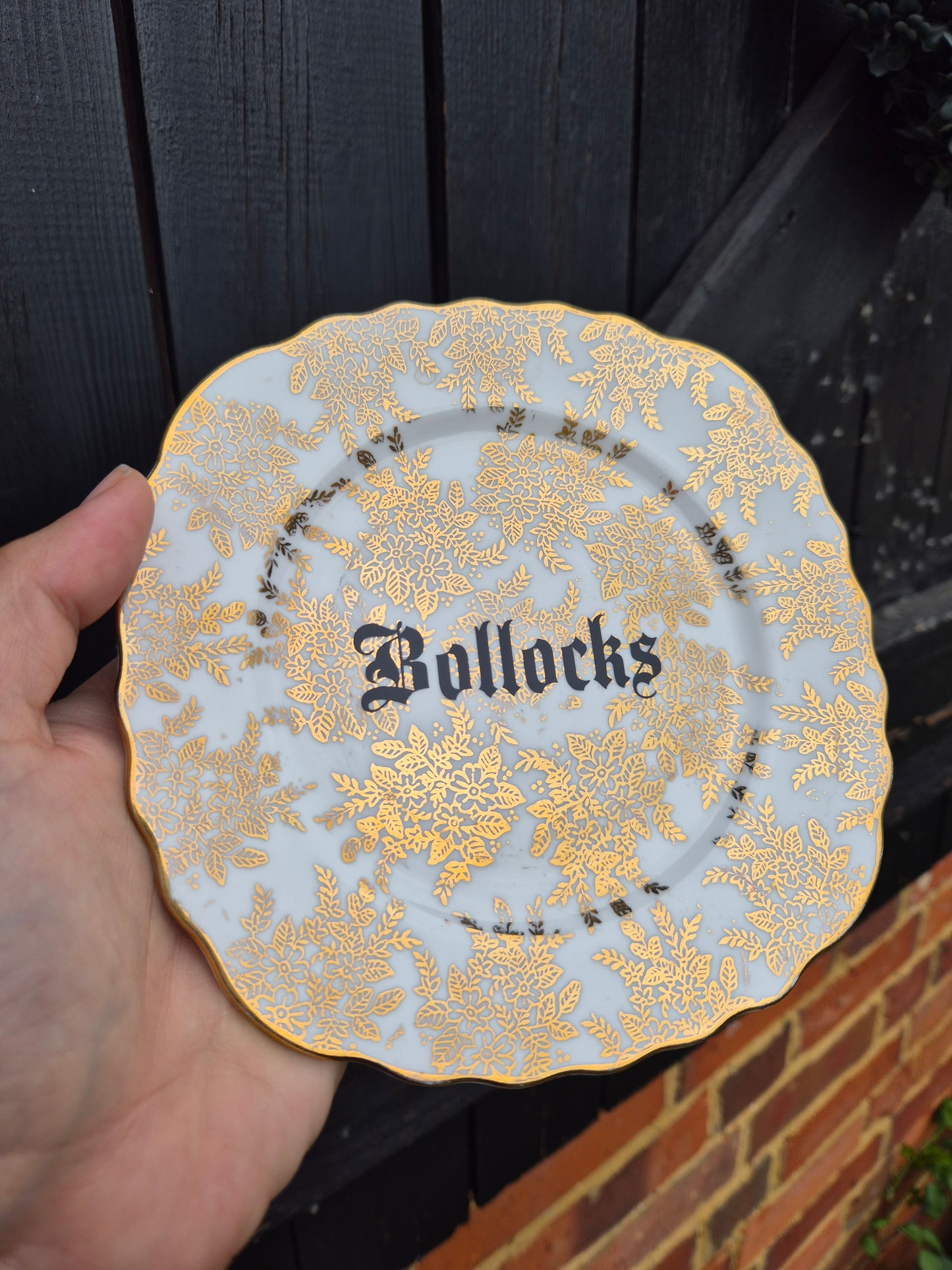 Bollocks side plate