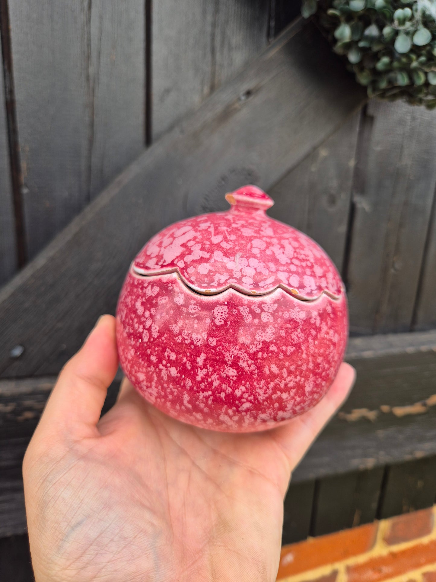 Pink custom urn