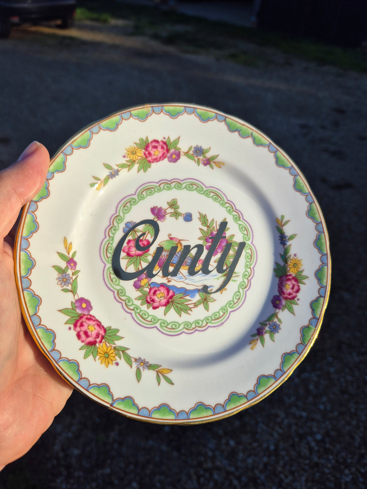 Cunty side plate
