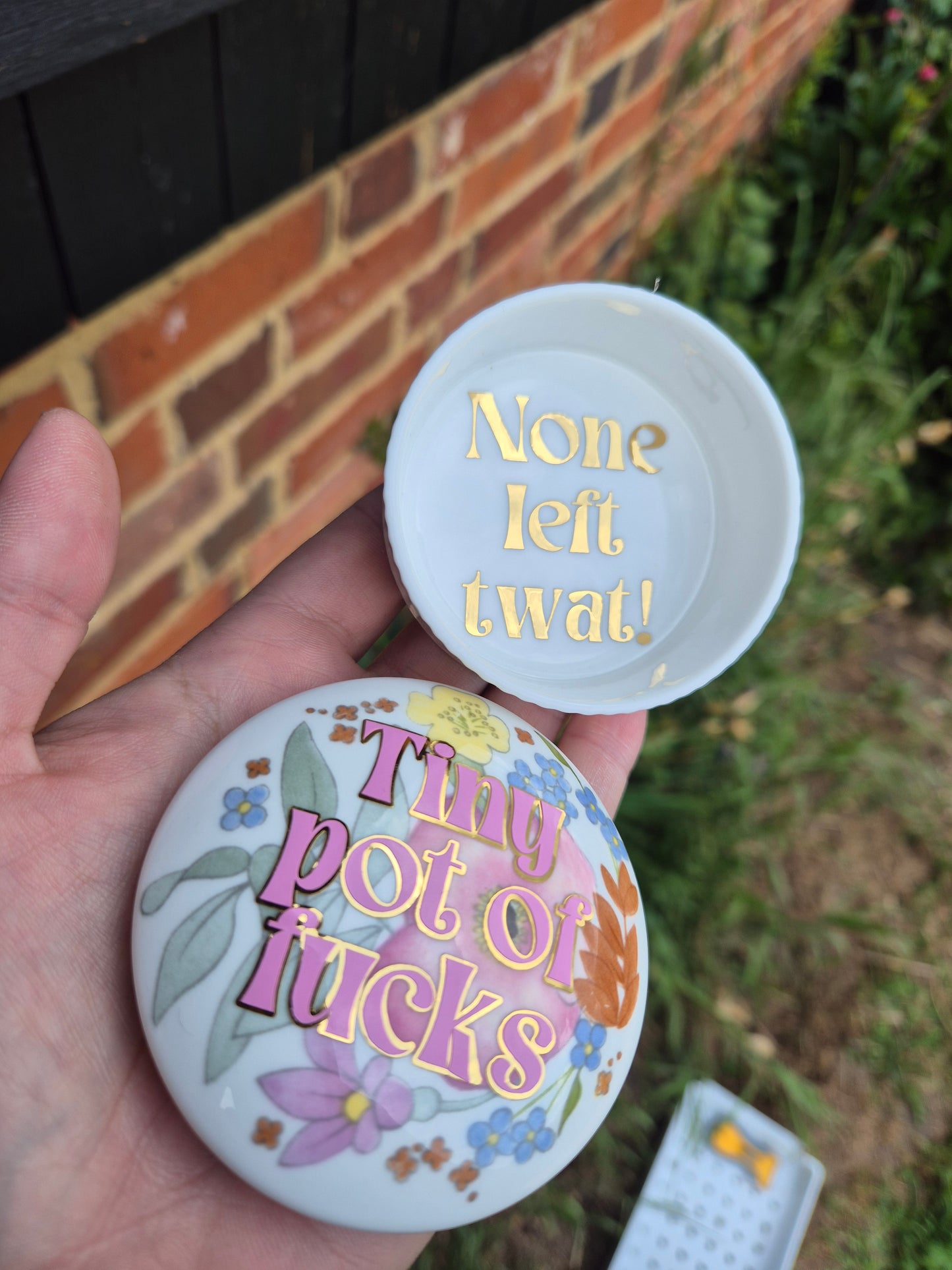 Tiny pot of fucks trinket