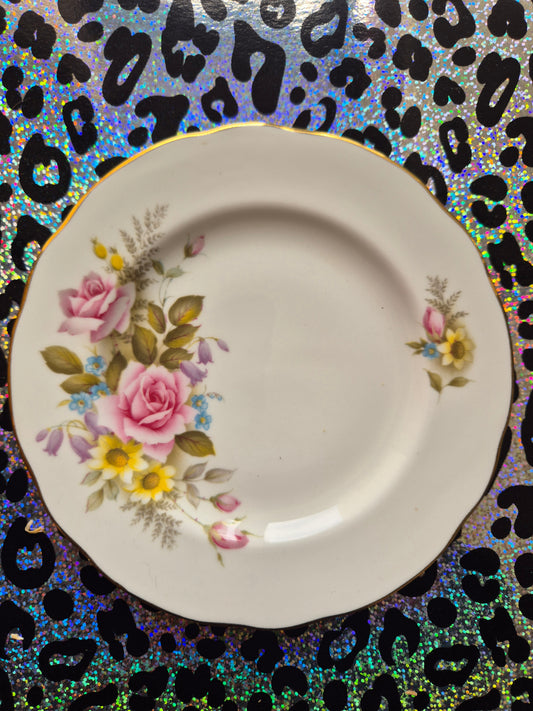 Pretty florals side plate