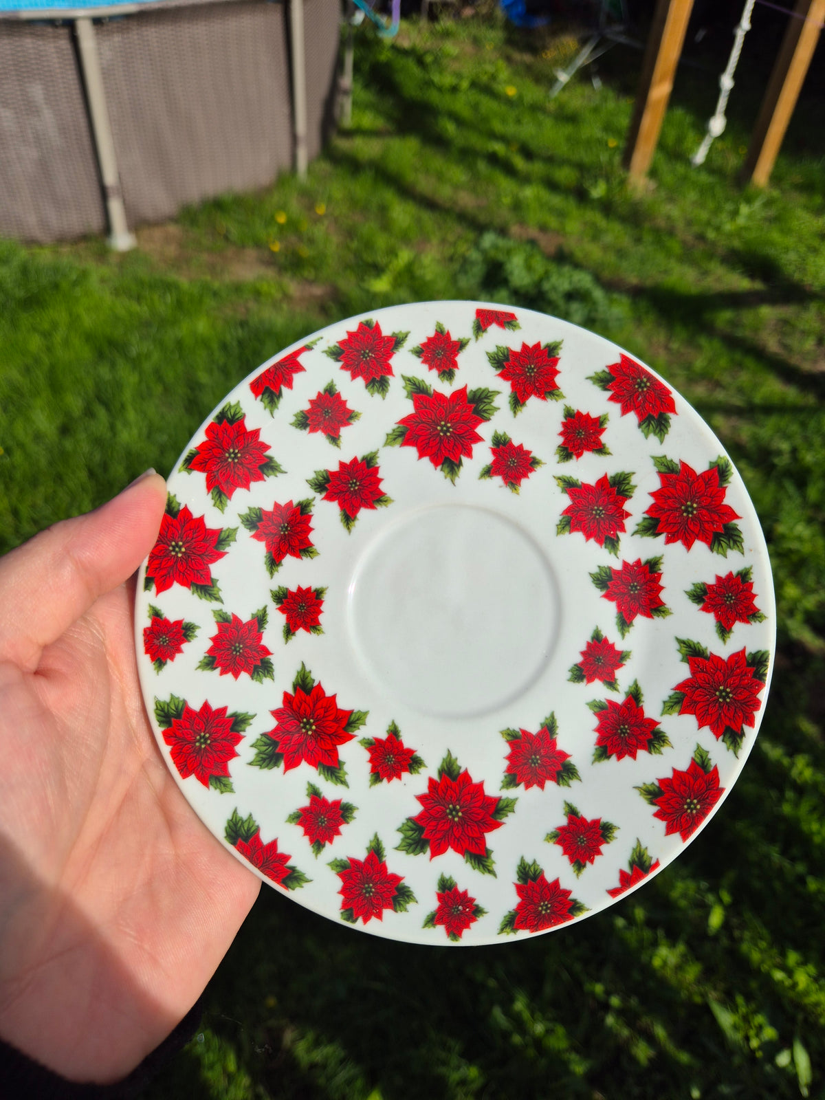 Christmas saucer custom