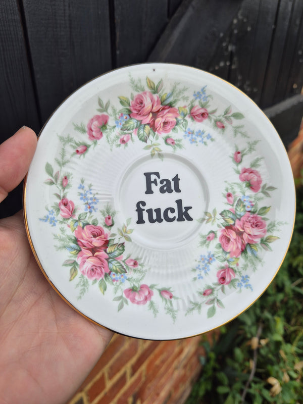 Fat fuck saucer
