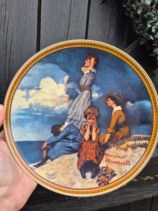 People having an existential crisis plate