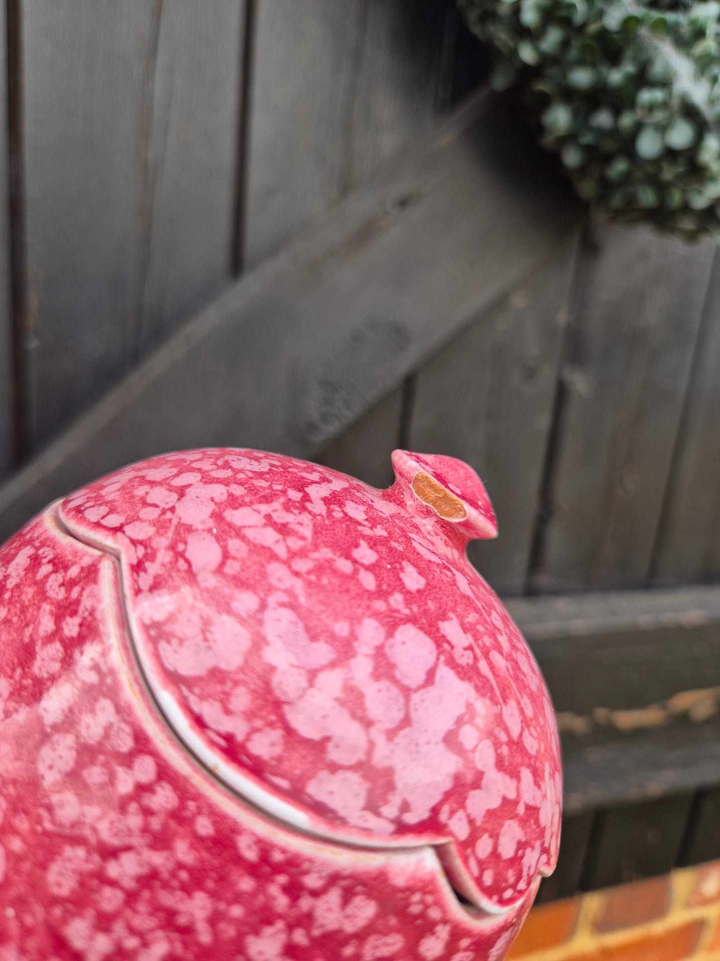 Pink custom urn