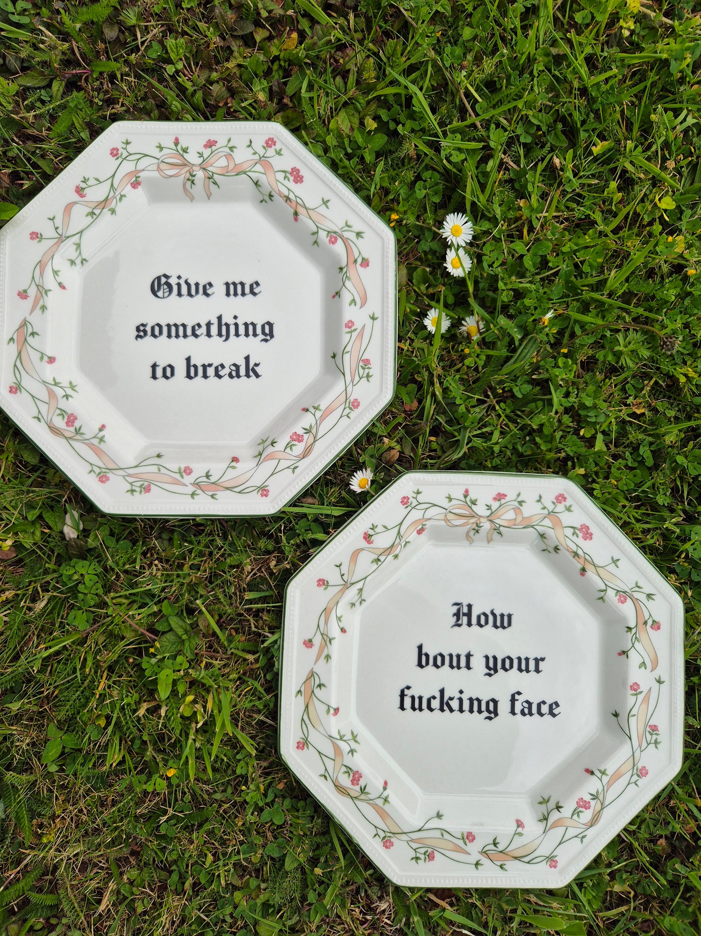 Large Limp Bizkit plate pair