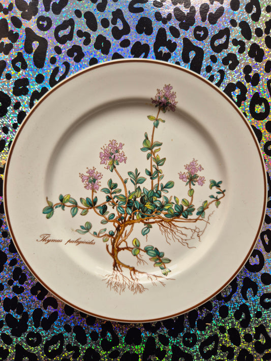 Floral plate