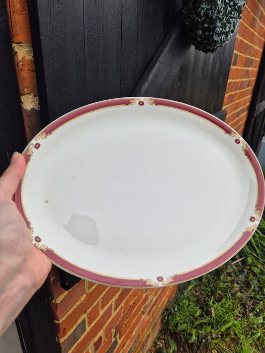 Large oval plate