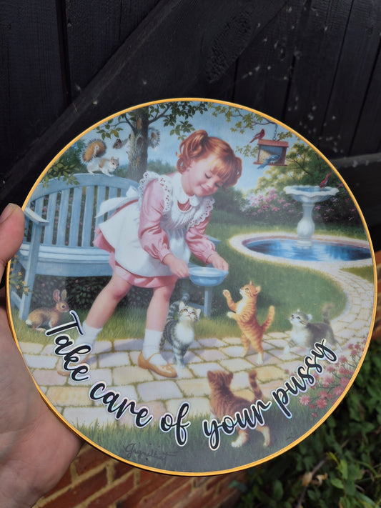 Take care of your pussy plate