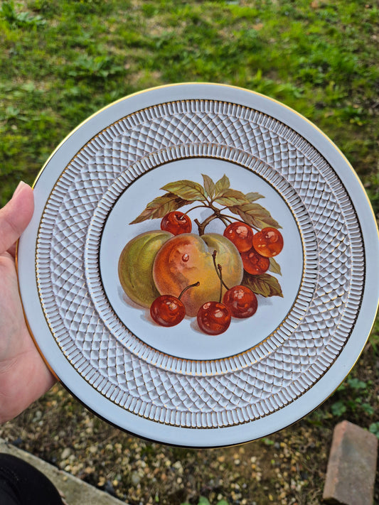 Beautiful patterned fruit plate