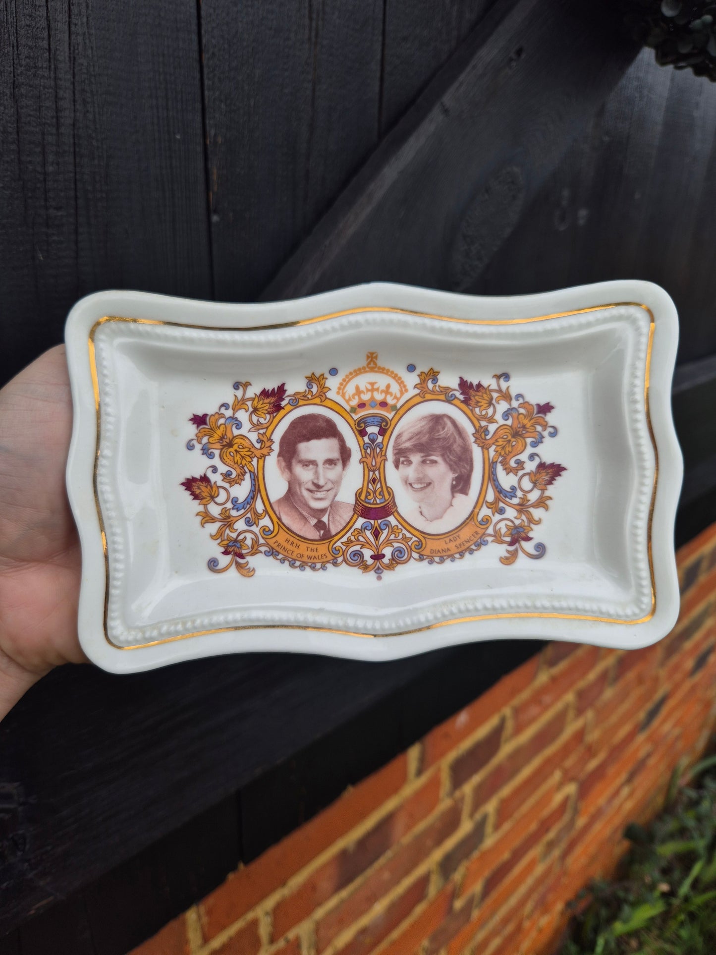 Charles and Diana trinket dish
