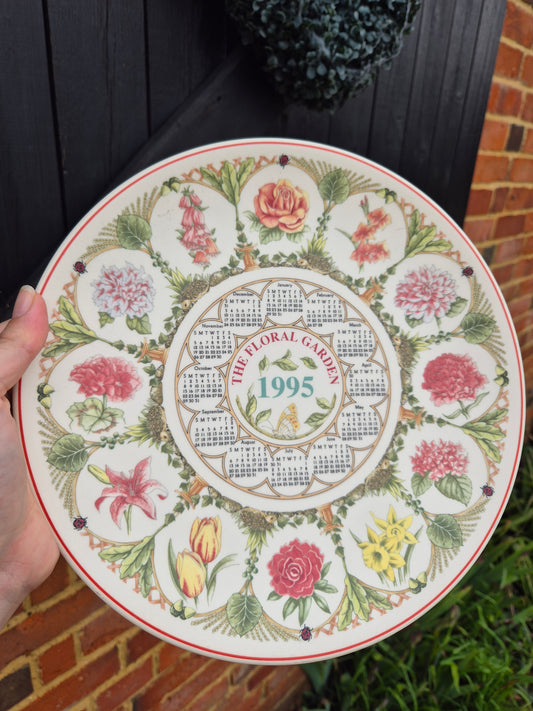 1995 calendar plate