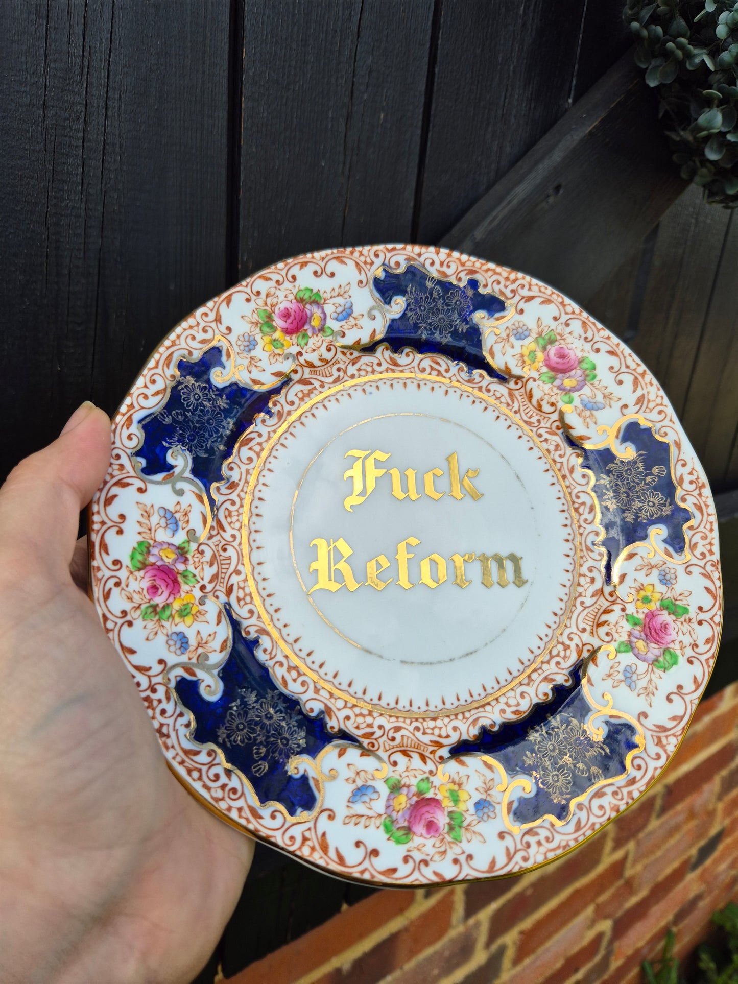 Fuck reform side plate