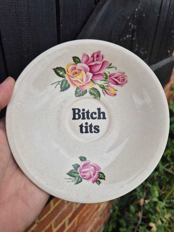 Bitch tits saucer