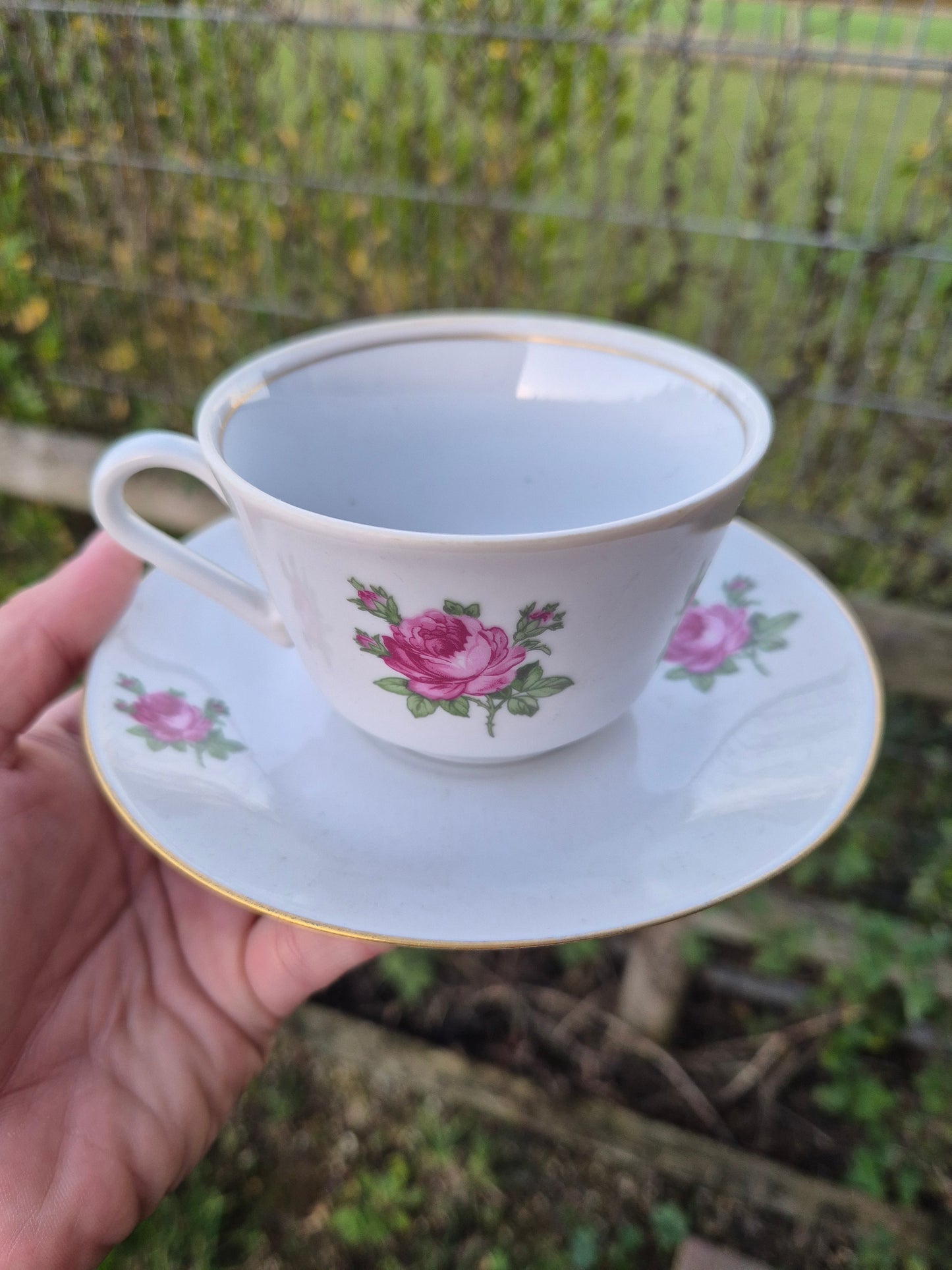Cup and saucer