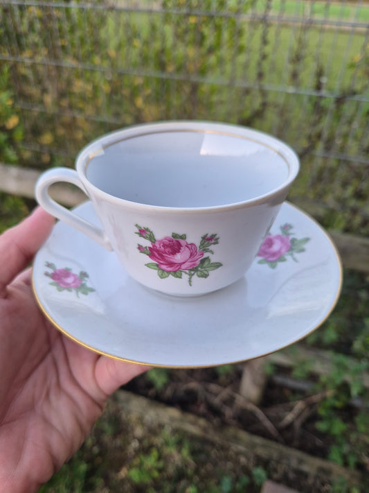 Cup and saucer